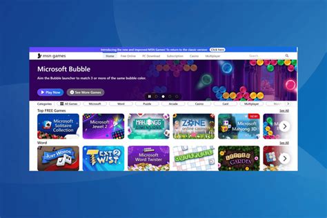 msn games not showing/loading properly such that I cannot .